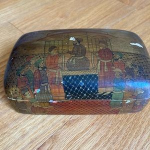 Antique wooden box